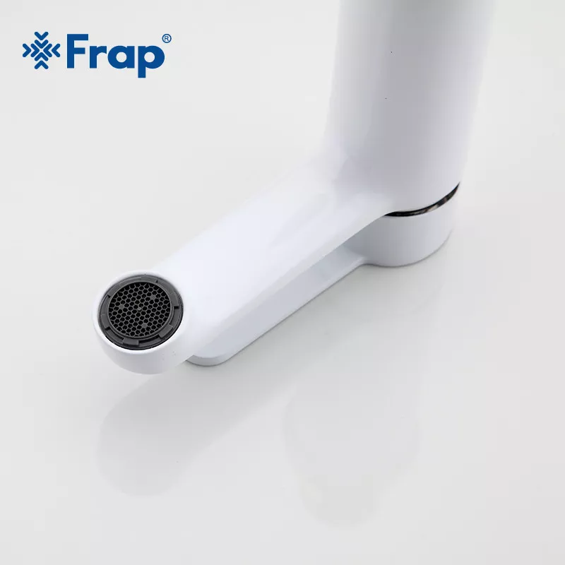 Frap Змішувач для умивальника F1041, білий/хром