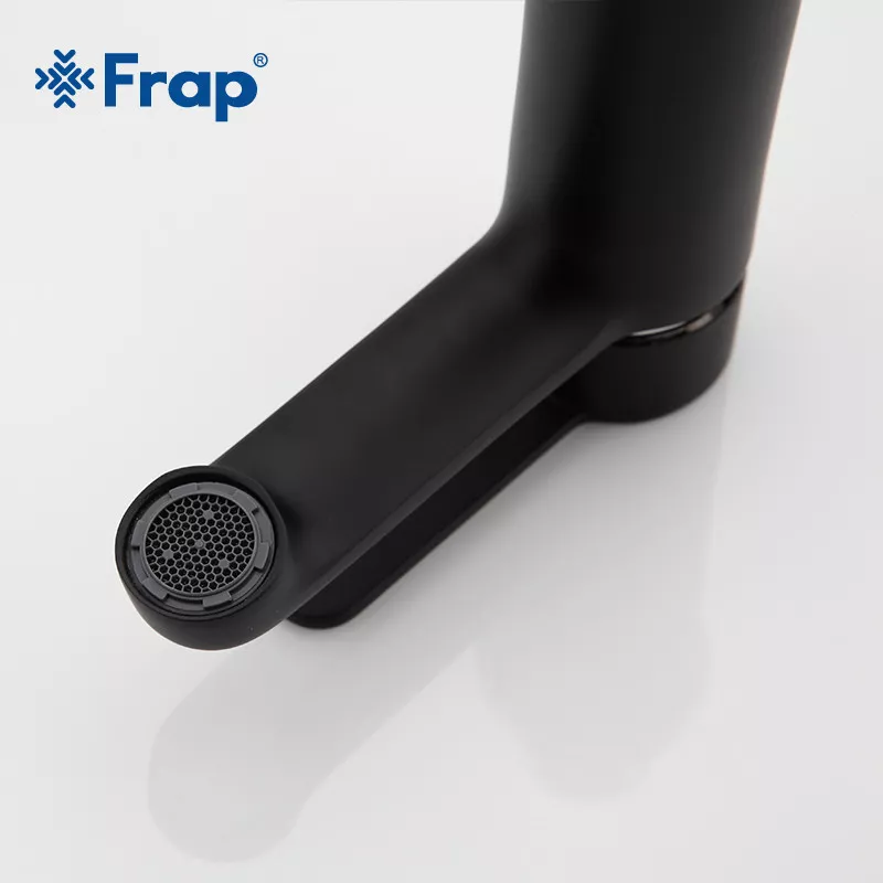 Frap Змішувач для умивальника F1042, чорний/хром