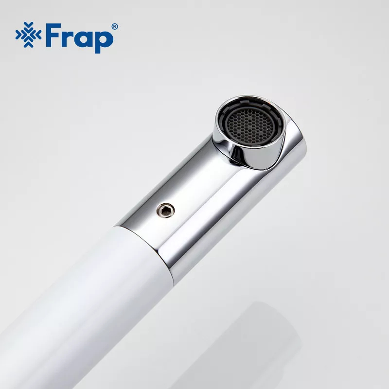 Frap Змішувач для умивальника F1052-15 високий, білий/хром