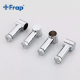 Frap Полиця скляна кутова F1907-2, 2-х ярусна, 290х290 мм