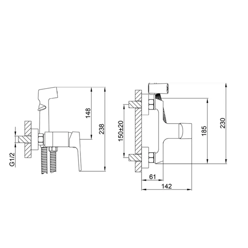 Frap Гігієнічний душ F2071