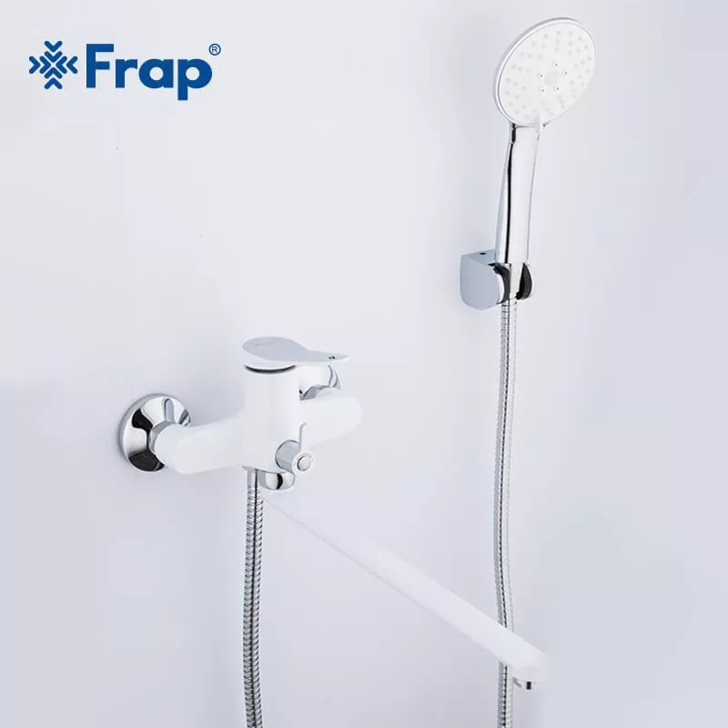 Frap Змішувач для ванни F2245, білий/хром