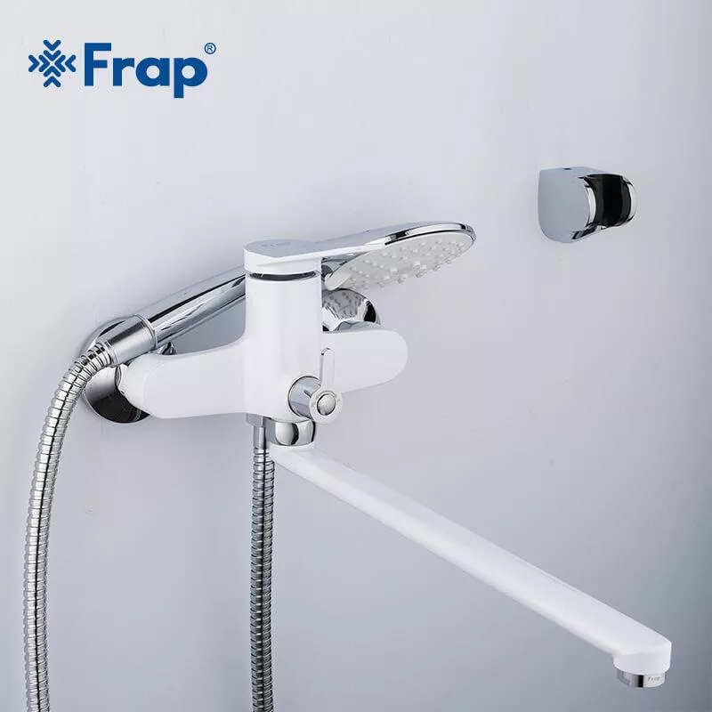 Frap Змішувач для ванни F2245, білий/хром