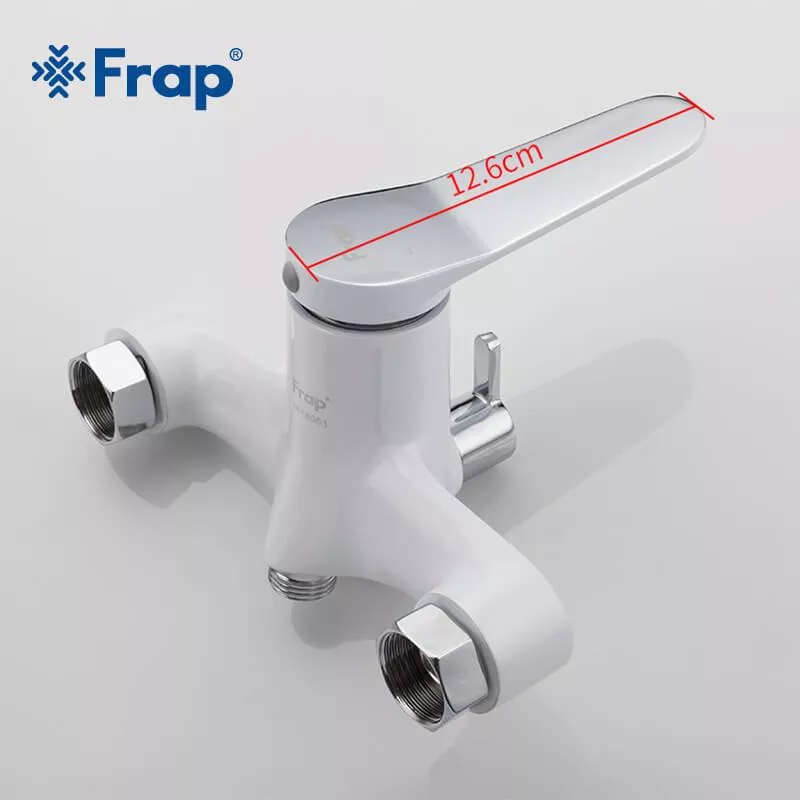 Frap Змішувач для ванни F2245, білий/хром