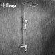Frap Душова система F2449-20, перемикач на лійку, 3 режими, білий/хром