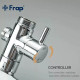 Frap Душова система F2449-20, перемикач на лійку, 3 режими, білий/хром