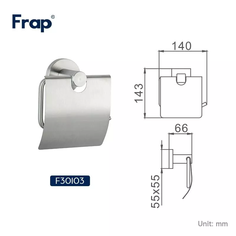 Frap Паперотримач F30103, нержавіюча сталь