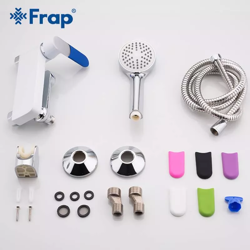 Frap Змішувач для ванни F3234, білий/хром