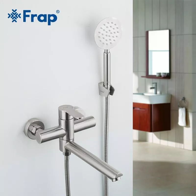 Frap Змішувач для ванни F32801, нержавіюча сталь