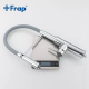 Frap Змішувач для кухні F4452-6 з гнучким виливом, 2 режими, сірий/хром