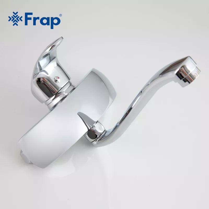 Frap Змішувач для кухні настінний F4621, хром