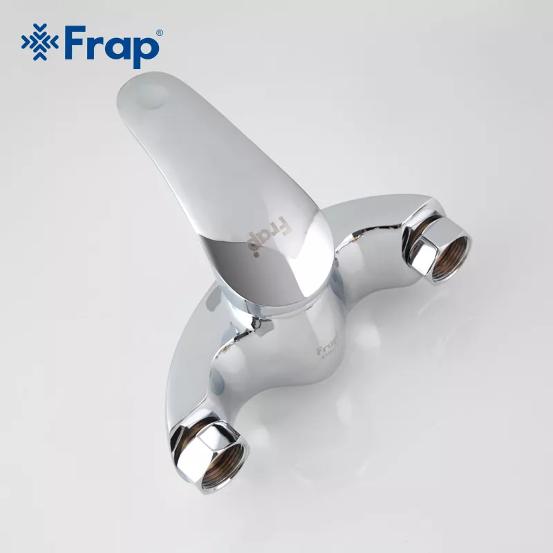 Frap Змішувач для кухні настінний F4621, хром