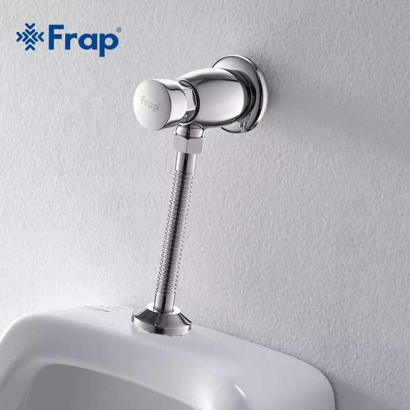 FRAP змішувач Кран натискний для пісуару FRAP F7201 механічний, хром (F7201)