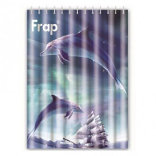 Frap Шторка - фіранка для ванної F8655, поліестер, 180х200 см, 