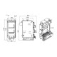 Котел твердопаливний сталевий Thermo Alliance Ferrum V 5.0 FSF 16 SD00054010