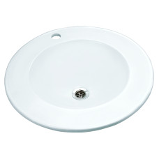 JAGUAR Раковина FUSION 54,5х54,5, кругла (FSS-WHT-29601)