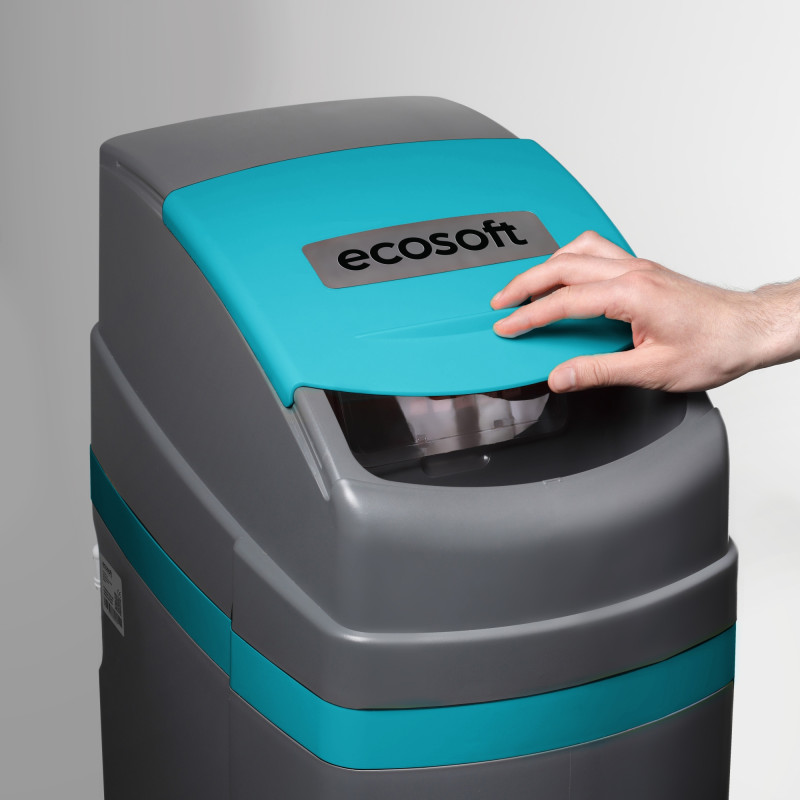 Фільтр пом'якшення води Ecosoft FU1235CABCETA Titanium Azure, до 2.8м.куб•год, підкл. 1