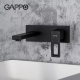 GAPPO Змішувач для умивальника G1017-16, чорний