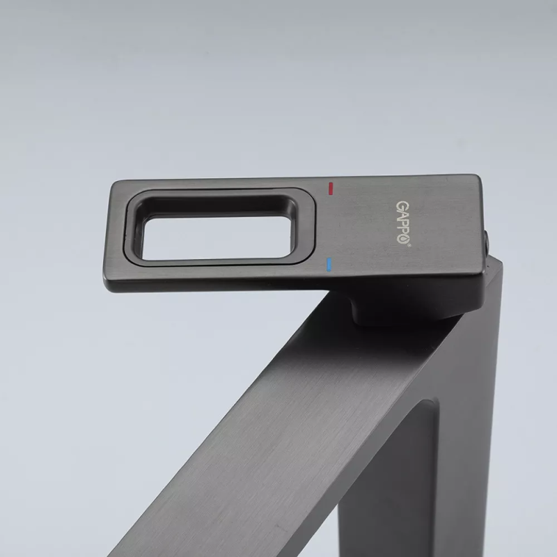 GAPPO Змішувач для умивальника G1017-92, збройова сталь
