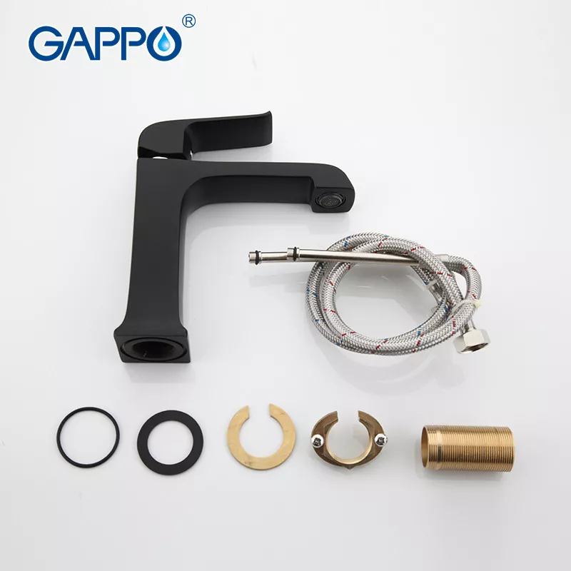 GAPPO Змішувач для умивальника G1050, чорний
