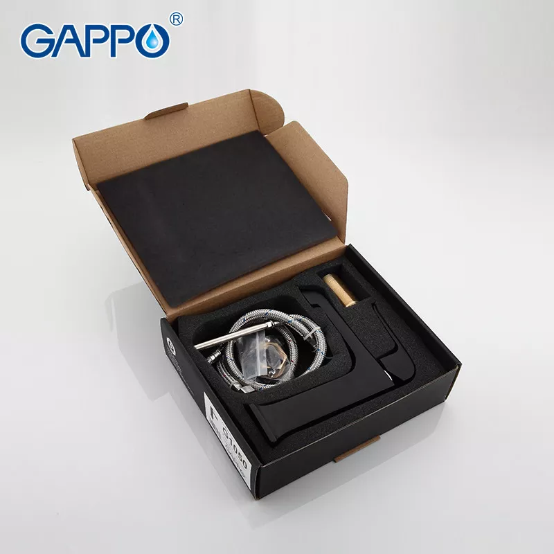 GAPPO Змішувач для умивальника G1050, чорний