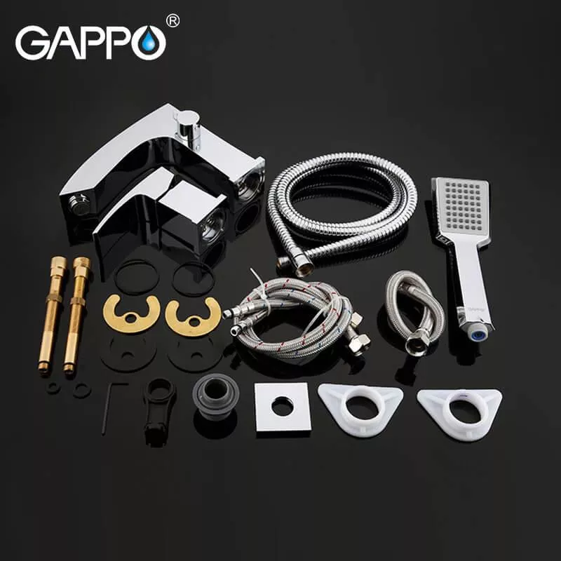 GAPPO Змішувач для ванни на борт G1107, хром