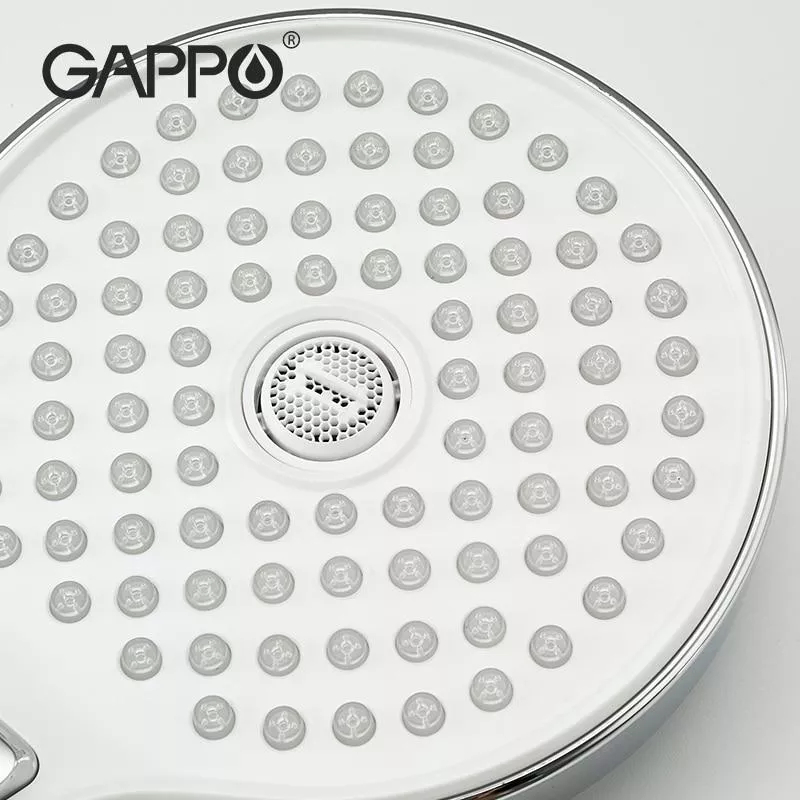GAPPO Змішувач для ванни G2203-8, білий/хром