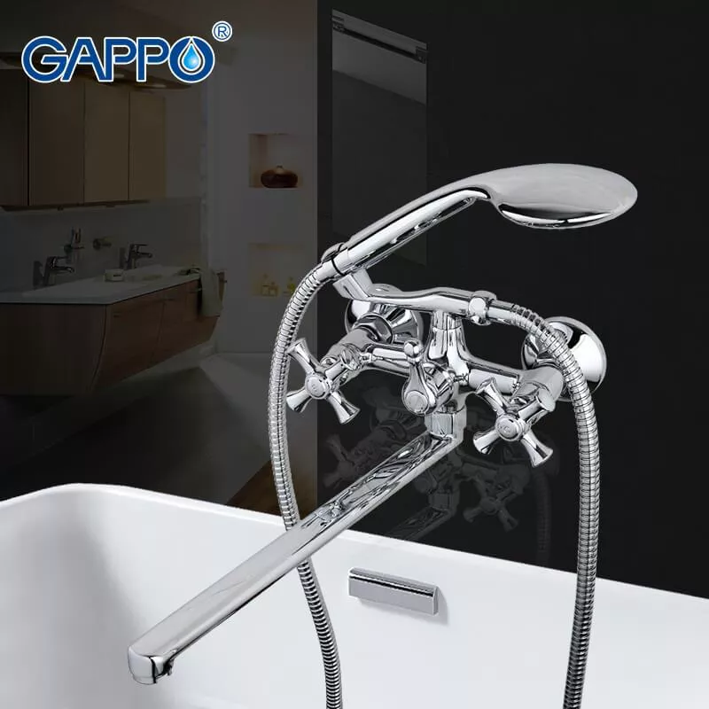 GAPPO Змішувач для ванни G2242, хром