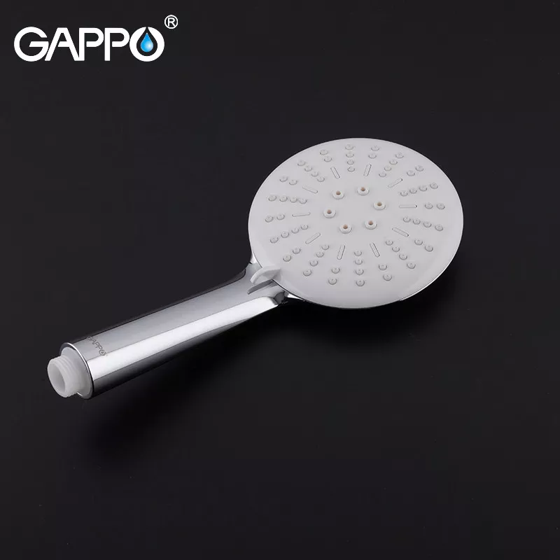 GAPPO Душова система G2402-8, вилив - перемикач на лійку, білий/хром