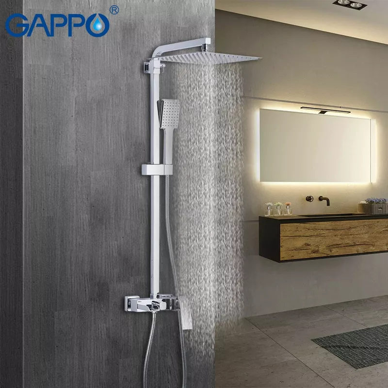 GAPPO Душова система G2407-30, білий/хром