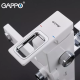 GAPPO Душова система G2417-8, вилив - перемикач на лійку, білий/хром