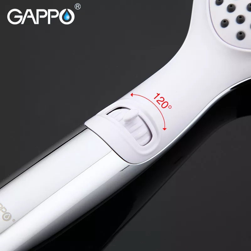 GAPPO Лійка для душу G25, 2-режим, білий