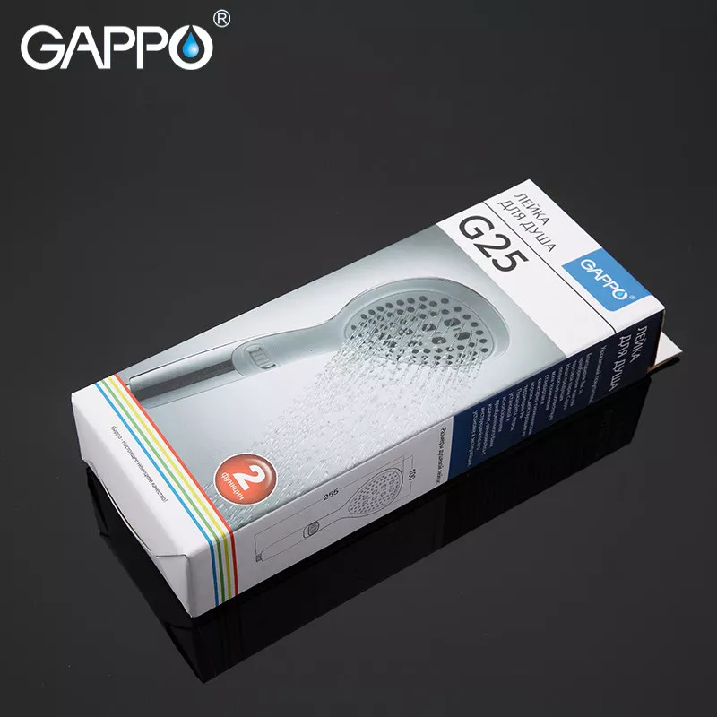 GAPPO Лійка для душу G25, 2-режим, білий