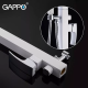 GAPPO Змішувач для ванни для підлоги G3007-8, білий/хром