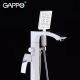 GAPPO Змішувач для ванни для підлоги G3007-8, білий/хром