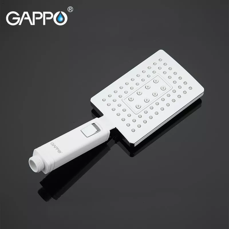 GAPPO Змішувач для ванни для підлоги G3007-8, білий/хром