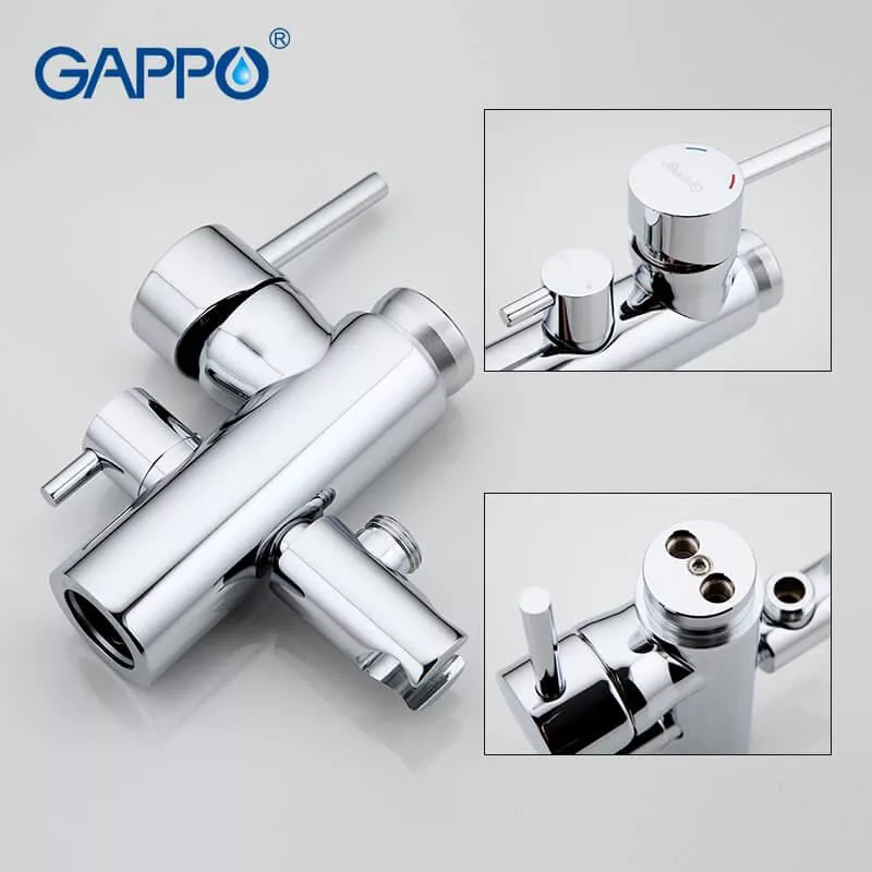 GAPPO Змішувач для ванни для підлоги G3098