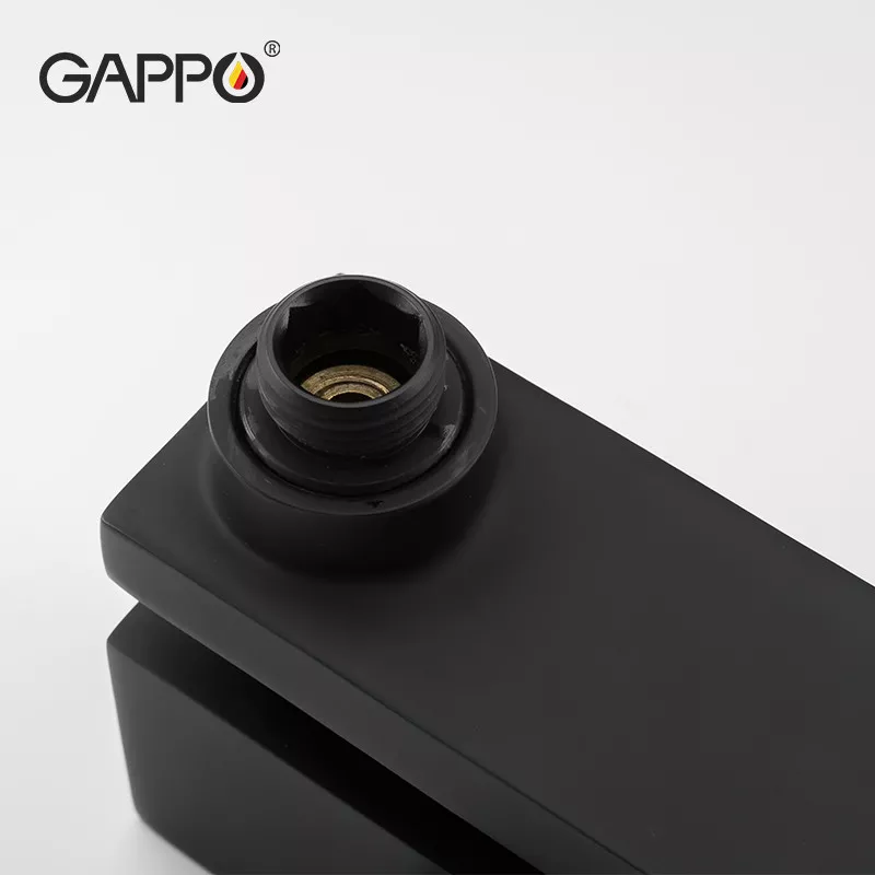 GAPPO Змішувач для ванни G3207-6, чорний