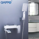 GAPPO Змішувач для ванни G3207-8, білий/хром