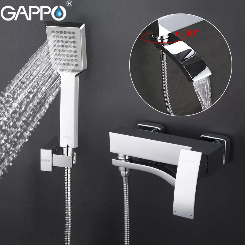 GAPPO Змішувач для ванни G3207, хром
