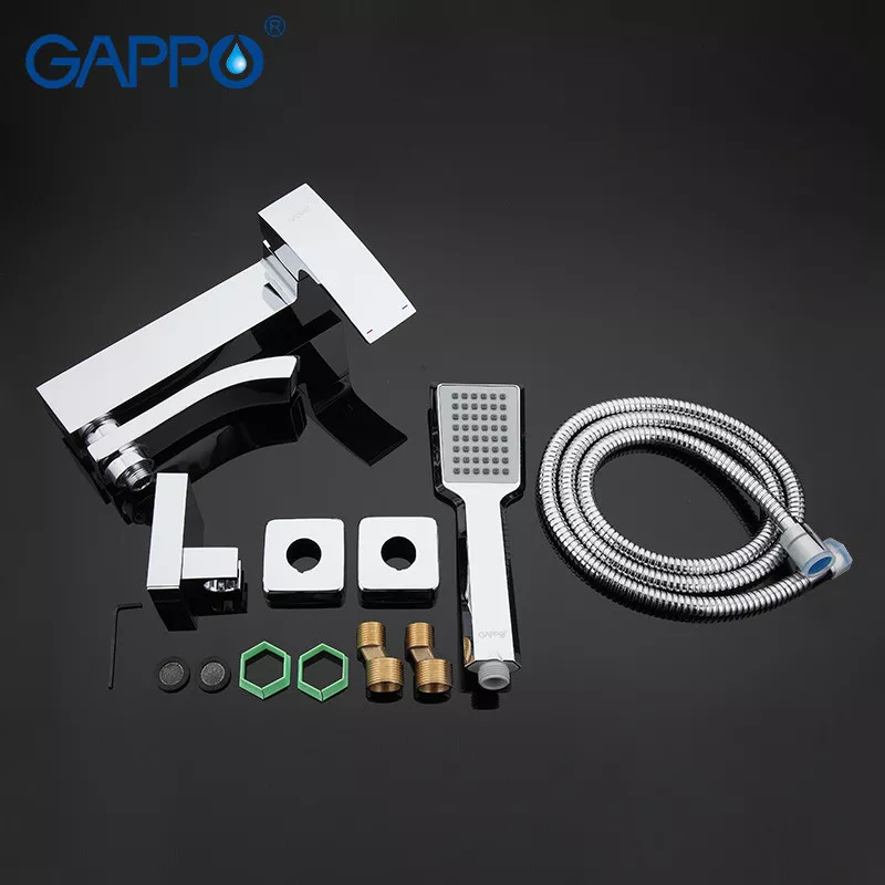 GAPPO Змішувач для ванни G3207, хром