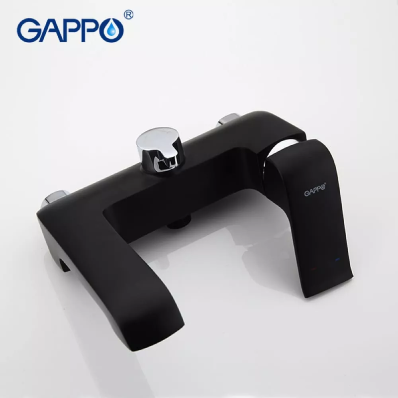 GAPPO Змішувач для ванни G3250, черный/хром