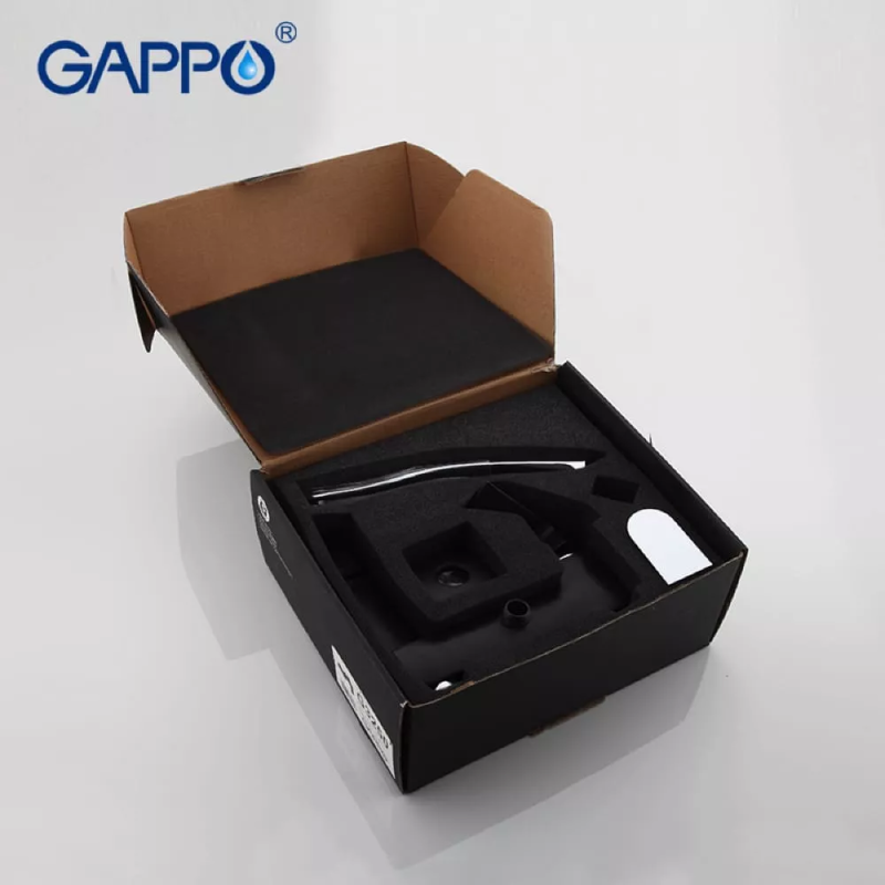 GAPPO Змішувач для ванни G3250, черный/хром