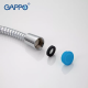 GAPPO Полімерний шланг для душу G42, 1500 мм, сірий/хром