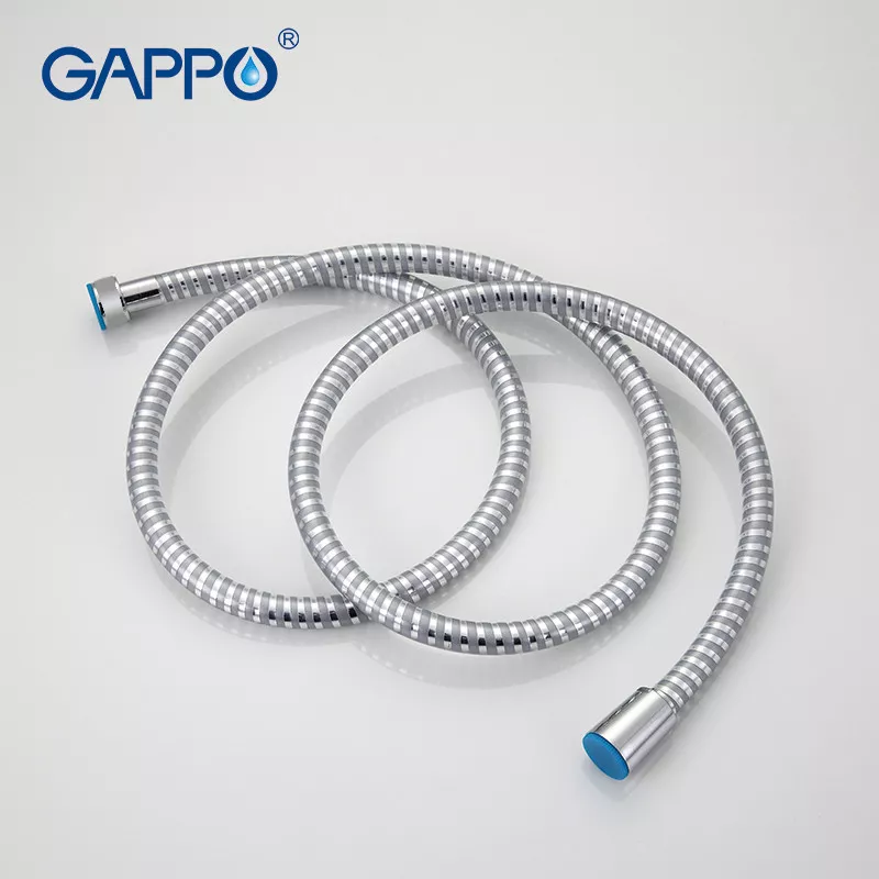 GAPPO Полімерний шланг для душу G42, 1500 мм, сірий/хром