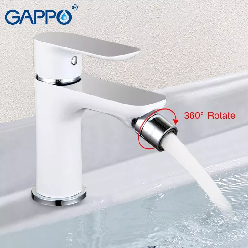 GAPPO Змішувач для біде G5048, білий/хром