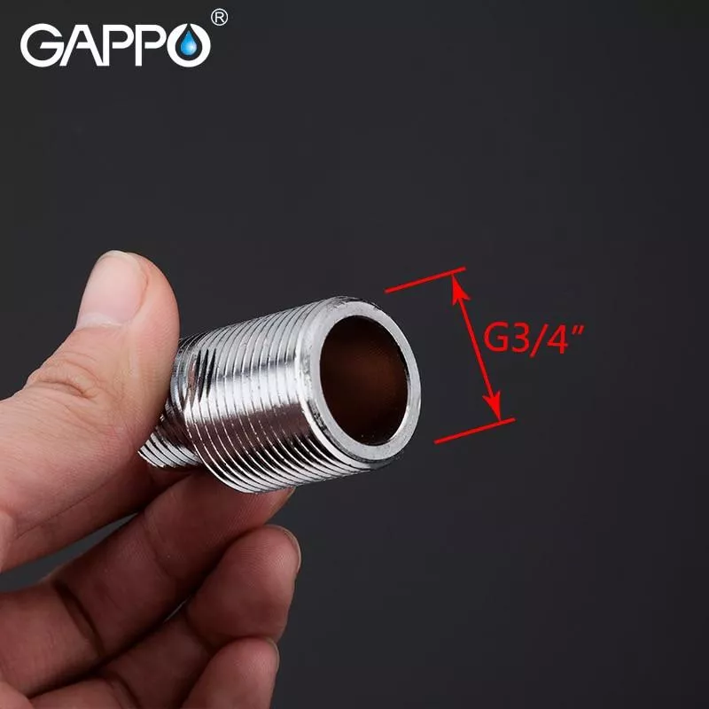 GAPPO Ексцентрики G70-1, довжина 5 см, хром