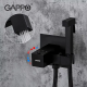 GAPPO Гігієнічний душ G7207-60 із термостатом, чорний