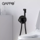 GAPPO Гігієнічний душ G7288-6 з гачком, чорний
