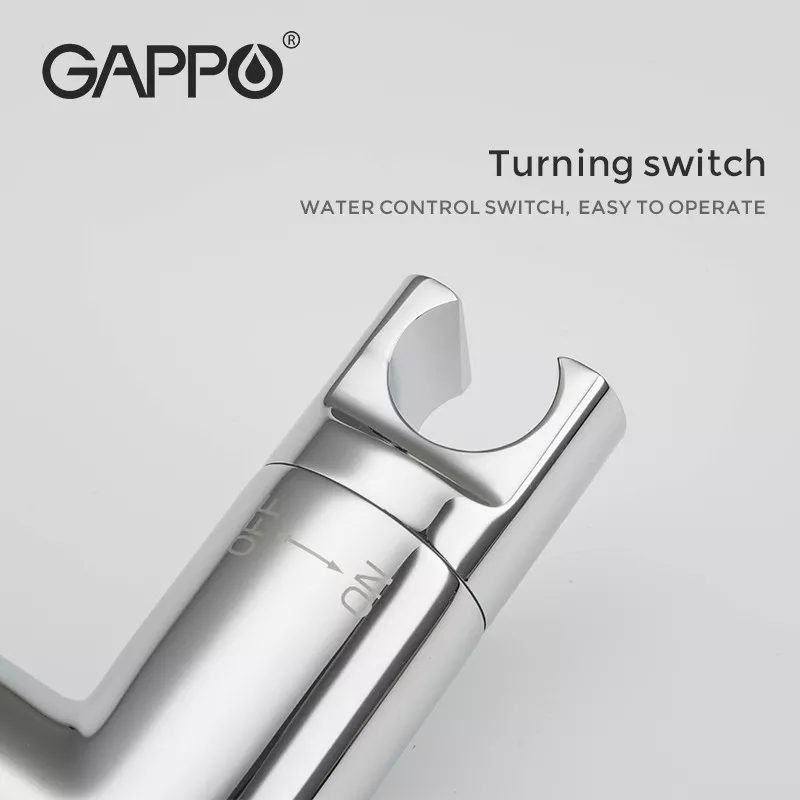 GAPPO Гігієнічний душ G7290 з термостатом та гачком, хром